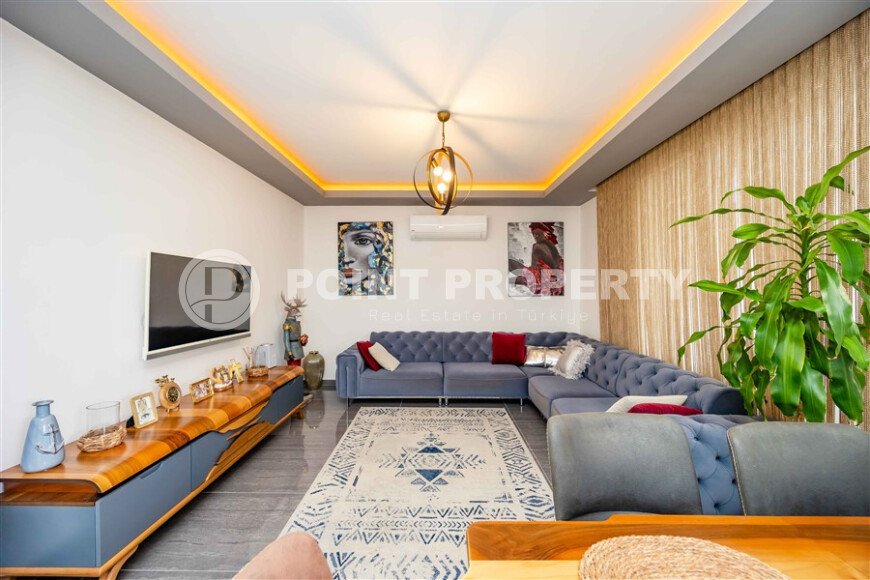 Elegant duplex 2+1 115 m² Mahmutlar area with mountain views-id-10873-photo-3