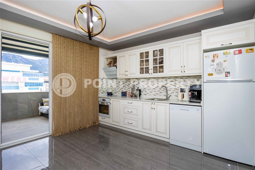 Elegant duplex 2+1 115 m² Mahmutlar area with mountain views-id-10873-photo-6