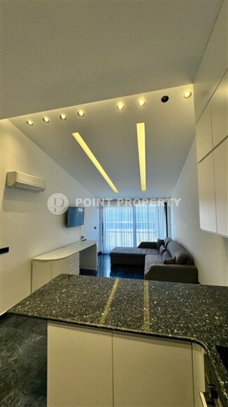Панорамная квартира 1+1 65 м² район Каргыджак, вид на море, первая линия-id-10874-фото-3