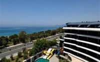 Панорамная квартира 1+1 65 м² район Каргыджак, вид на море, первая линия-id-10874-фото-13