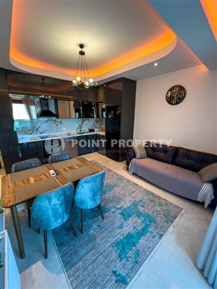 Элегантная квартира 1+1 49 м² в центре Аланьи с видом на крепость Кале-id-10880-фото-3