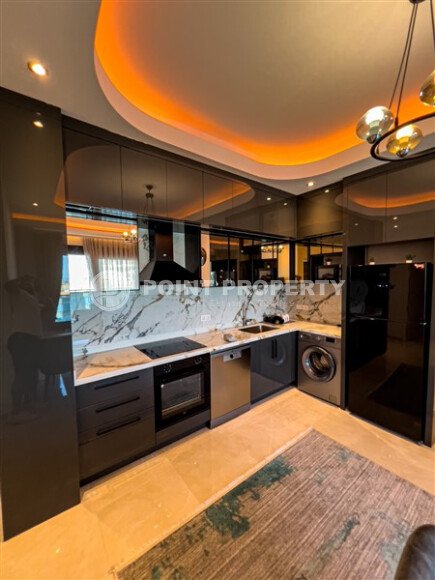 Элегантная квартира 1+1 49 м² в центре Аланьи с видом на крепость Кале-id-10880-фото-1