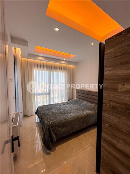 Элегантная квартира 1+1 49 м² в центре Аланьи с видом на крепость Кале-id-10880-фото-6