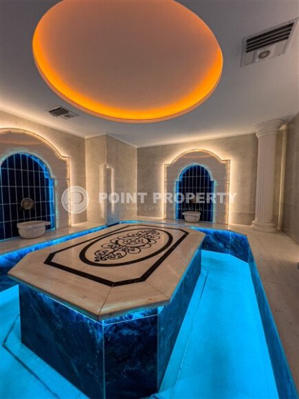 Элегантная квартира 1+1 49 м² в центре Аланьи с видом на крепость Кале-id-10880-фото-13