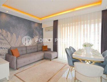 Светлая современная квартира 1+1 55 м² район Оба (Нижняя Оба) вблизи от моря-id-10887-фото-4