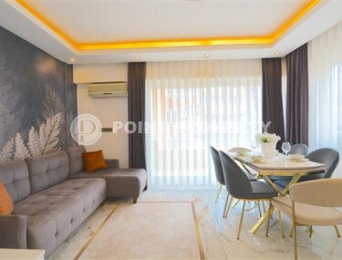 Светлая современная квартира 1+1 55 м² район Оба (Нижняя Оба) вблизи от моря-id-10887-фото-5