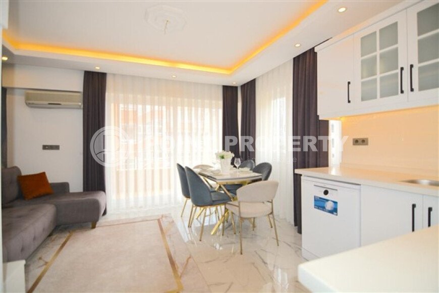 Bright modern 1+1 apartment 55 m² in the Oba (Lower Oba) area near the sea-id-10887-photo-7