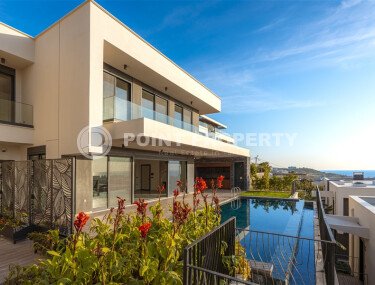Panoramic modern villa 240 m² Kargicak area, sea and mountain views-id-10892-photo-1