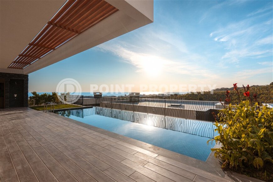 Panoramic modern villa 240 m² Kargicak area, sea and mountain views-id-10892-photo-26