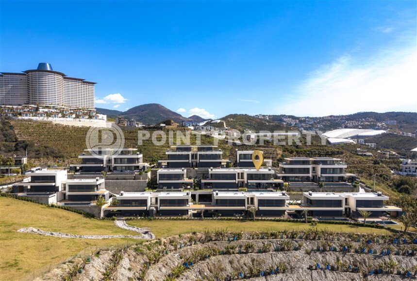 Panoramic modern villa 240 m² Kargicak area, sea and mountain views-id-10892-photo-38