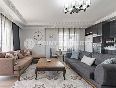 Светлые апартаменты 110 м² в районе Тосмур с застеклённым балконом-id-10904-фото-1