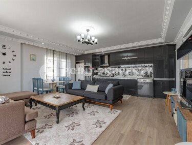 Bright 110 m² apartment in the Tosmur district with a glazed balcony-id-10904-photo-2