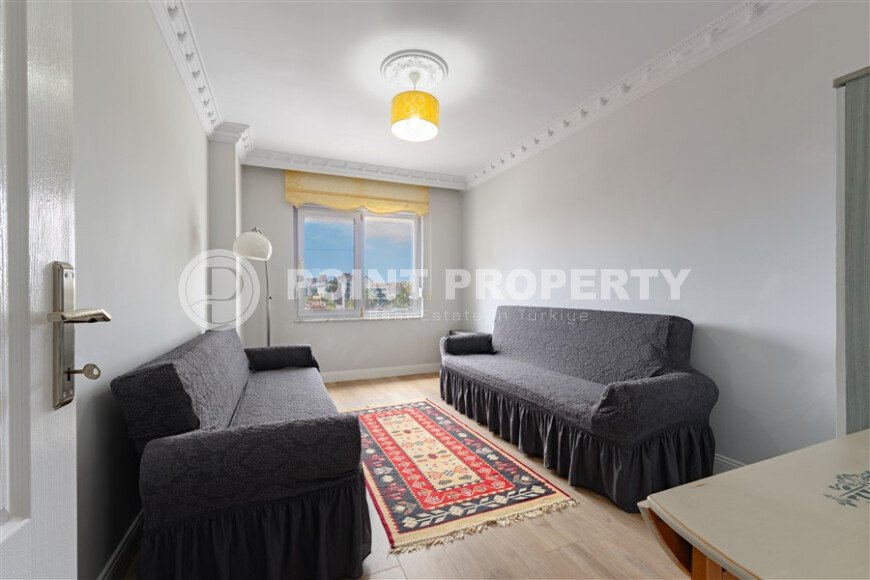 Светлые апартаменты 110 м² в районе Тосмур с застеклённым балконом-id-10904-фото-9