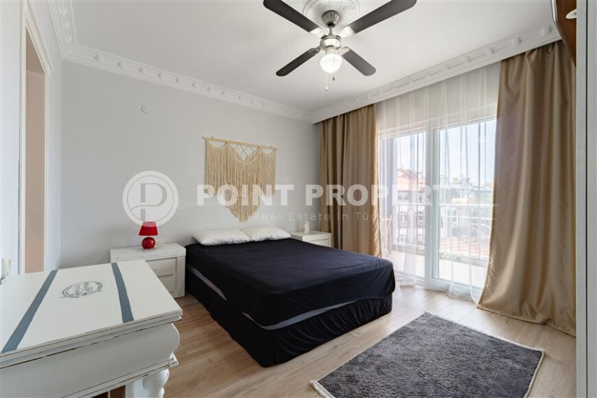 Светлые апартаменты 110 м² в районе Тосмур с застеклённым балконом-id-10904-фото-11