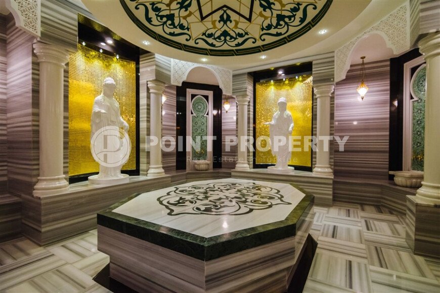 Prestigious 3+1 apartments with citizenship in the center of Alanya with panoramic views of the sea and the fortress-id-10905-photo-24