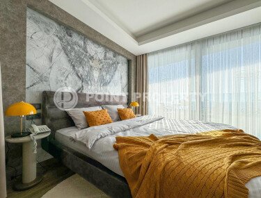 Апартаменты 45 м² в отельном комплексе с краткосрочной арендой и видом на море в Конаклы-id-10917-фото-4