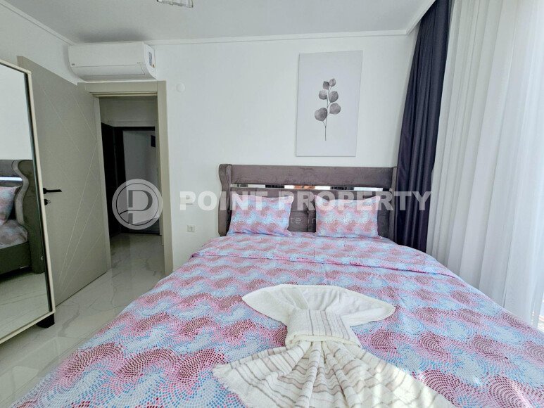 Cozy 1+1 apartment 51 m² in the Oba area with panoramic windows-id-10918-photo-10