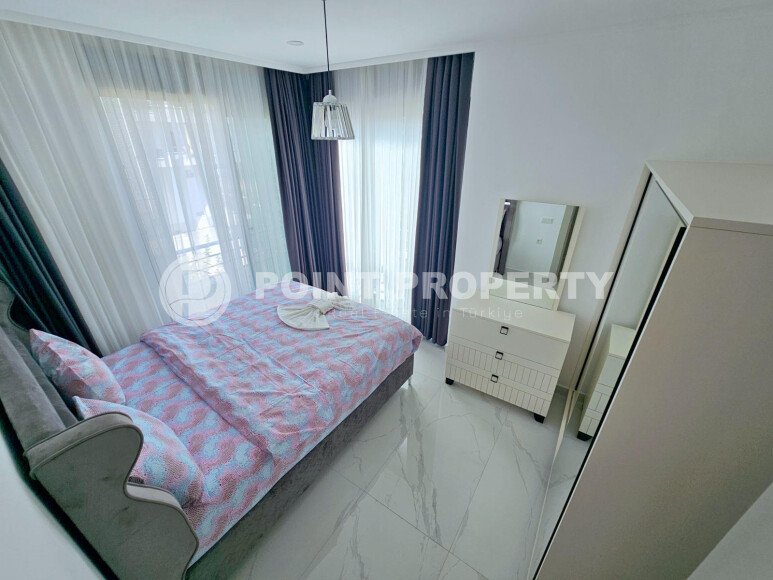 Cozy 1+1 apartment 51 m² in the Oba area with panoramic windows-id-10918-photo-11
