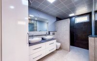 Панорамный дуплекс 4+1 160 м² в стиле виллы с видом на море в районе Бекташ-id-10934-фото-20