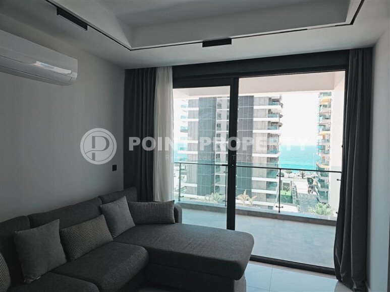 Видовая квартира 1+1 55 м² на первой линии моря в Махмутларе-id-10937-фото-5
