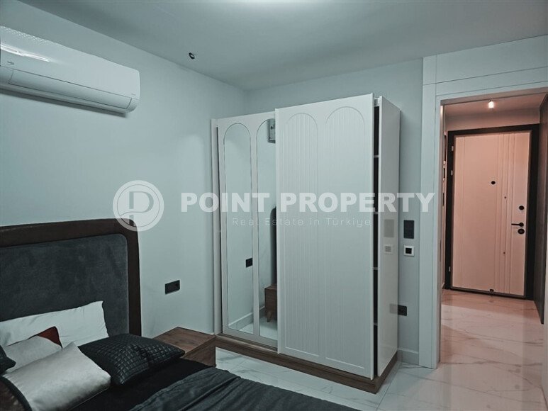 Видовая квартира 1+1 55 м² на первой линии моря в Махмутларе-id-10937-фото-7