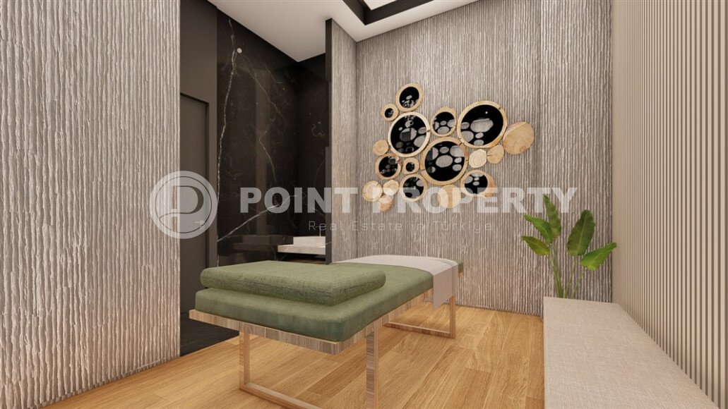 Видовая квартира 1+1 55 м² на первой линии моря в Махмутларе-id-10937-фото-22