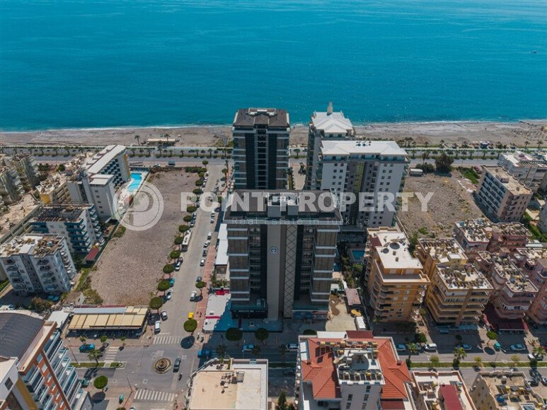 Видовая квартира 1+1 55 м² на первой линии моря в Махмутларе-id-10937-фото-28