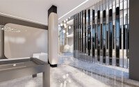 Видовая квартира 1+1 55 м² на первой линии моря в Махмутларе-id-10937-фото-30