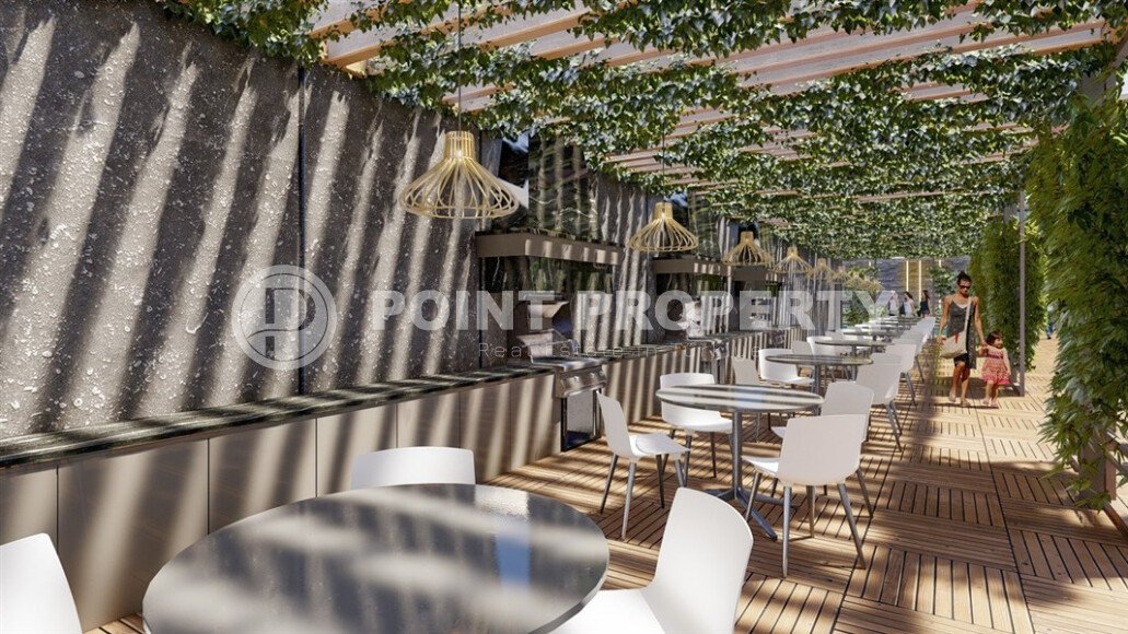 Видовая квартира 1+1 55 м² на первой линии моря в Махмутларе-id-10937-фото-31