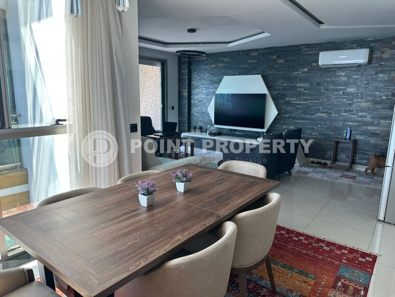 Просторная квартира 120 м² с прямым видом на море в районе Каргыджак-id-10948-фото-4