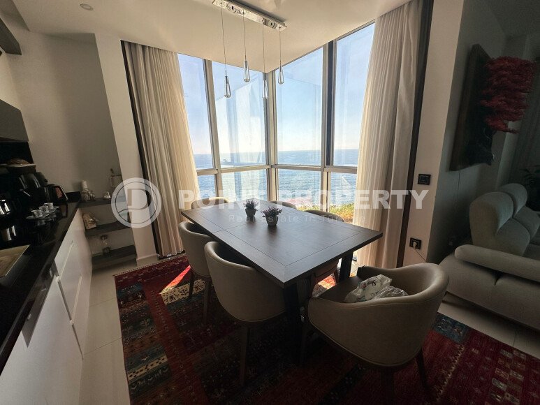 Просторная квартира 120 м² с прямым видом на море в районе Каргыджак-id-10948-фото-6