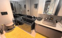 Стильный дуплекс 122 м² на первой береговой линии в районе Каргыджак-id-10953-фото-8