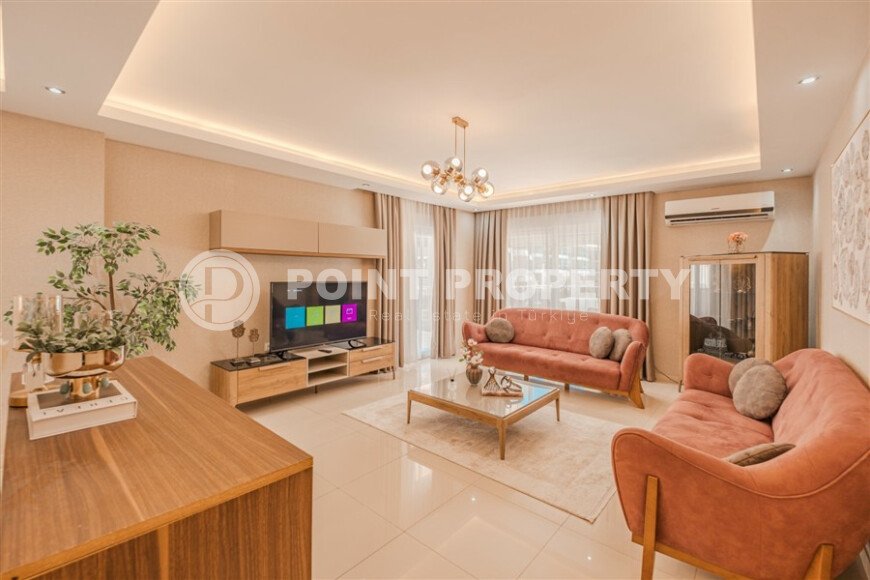 Светлый садовый дуплекс 130 м² с видом на море в районе Кестель-id-10956-фото-2