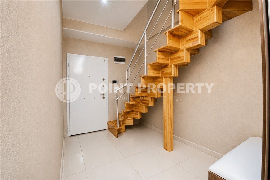Светлый садовый дуплекс 130 м² с видом на море в районе Кестель-id-10956-фото-15