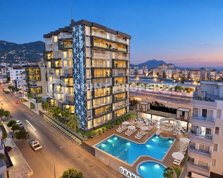 Меблированная квартира 1+1 48 м² в центре Алании-id-10963-фото-1