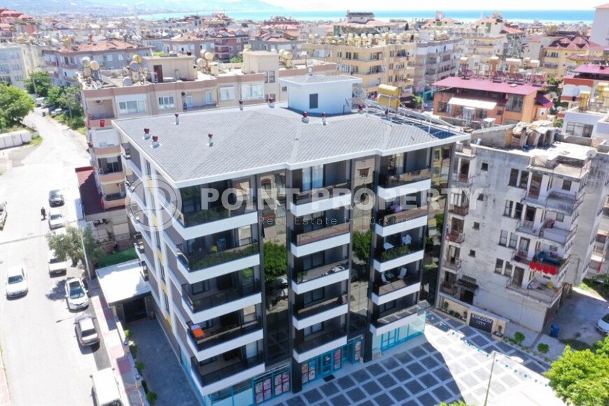 Меблированная квартира 1+1, 55 м², в районе Кадыпаша, Алания-id-10966-фото-15