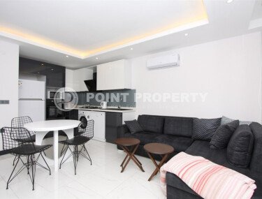 Меблированная квартира 1+1, 55 м², в районе Кадыпаша, Алания-id-10966-фото-2