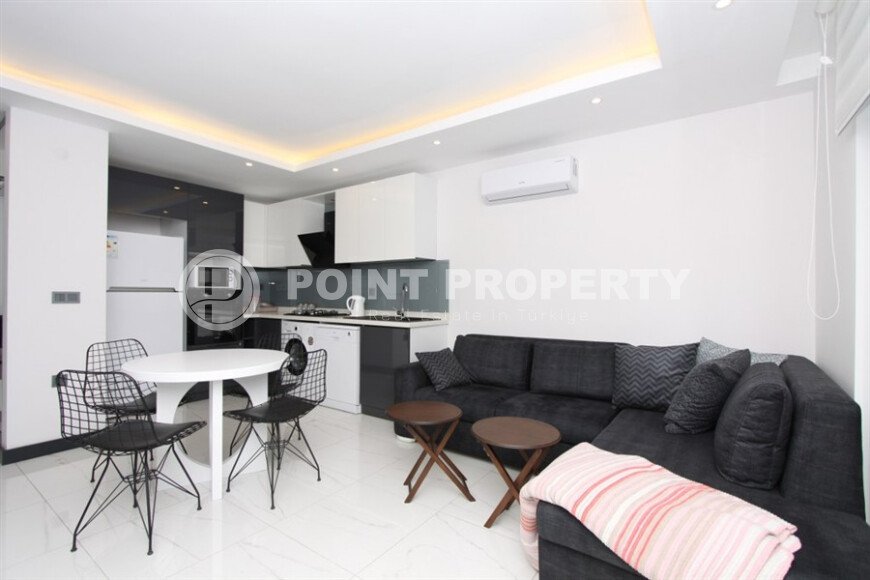 Меблированная квартира 1+1, 55 м², в районе Кадыпаша, Алания-id-10966-фото-1