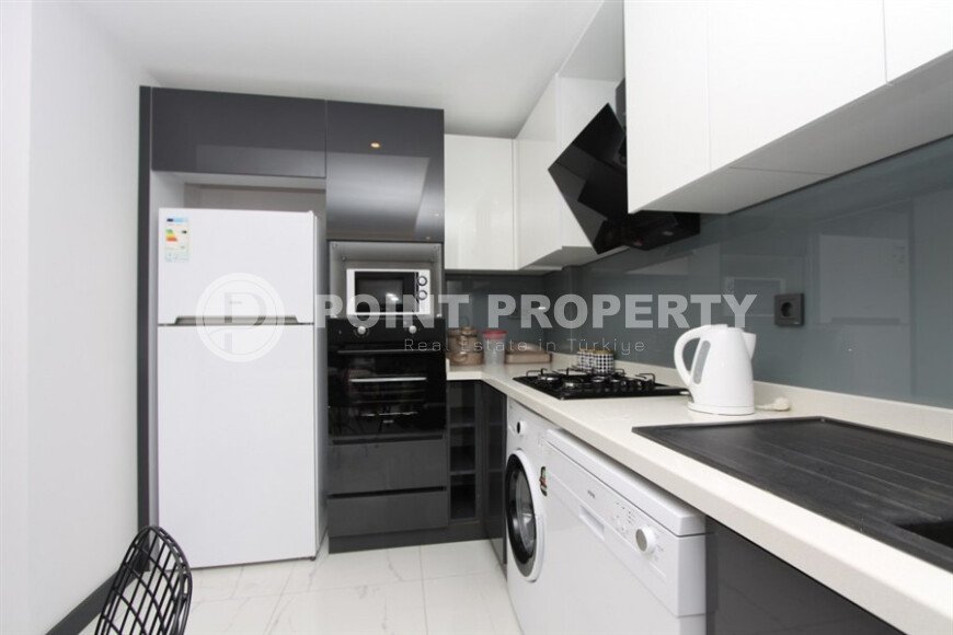 Меблированная квартира 1+1, 55 м², в районе Кадыпаша, Алания-id-10966-фото-5
