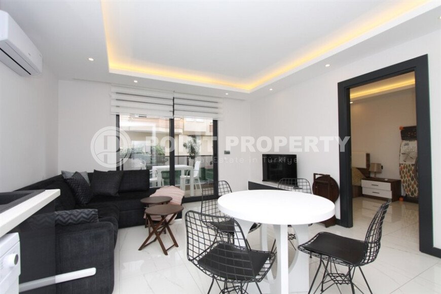 Меблированная квартира 1+1, 55 м², в районе Кадыпаша, Алания-id-10966-фото-6