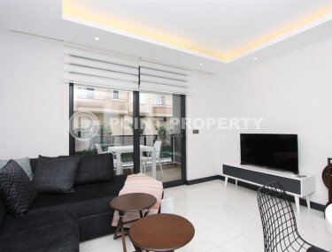 Меблированная квартира 1+1, 55 м², в районе Кадыпаша, Алания-id-10966-фото-3