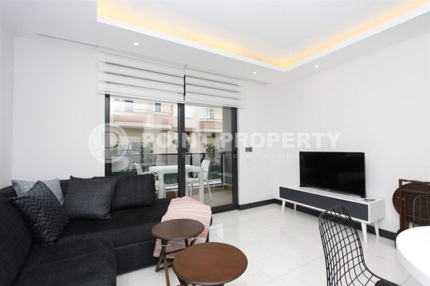 Меблированная квартира 1+1, 55 м², в районе Кадыпаша, Алания-id-10966-фото-3