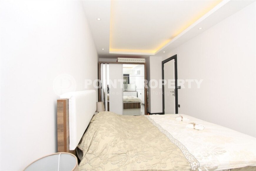 Меблированная квартира 1+1, 55 м², в районе Кадыпаша, Алания-id-10966-фото-8