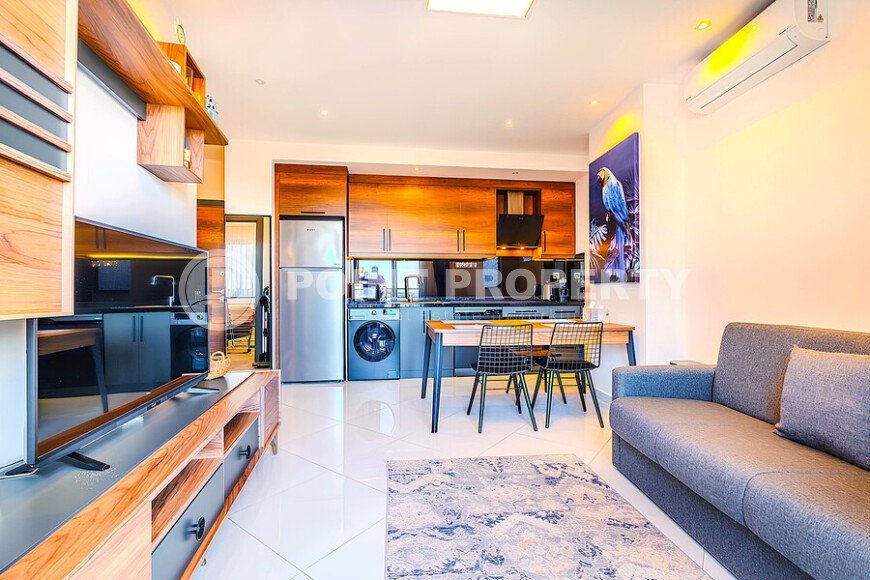 Апартаменты 1+1 50 м² в районе Махмутлар с видом на море и ВНЖ-id-10988-фото-1