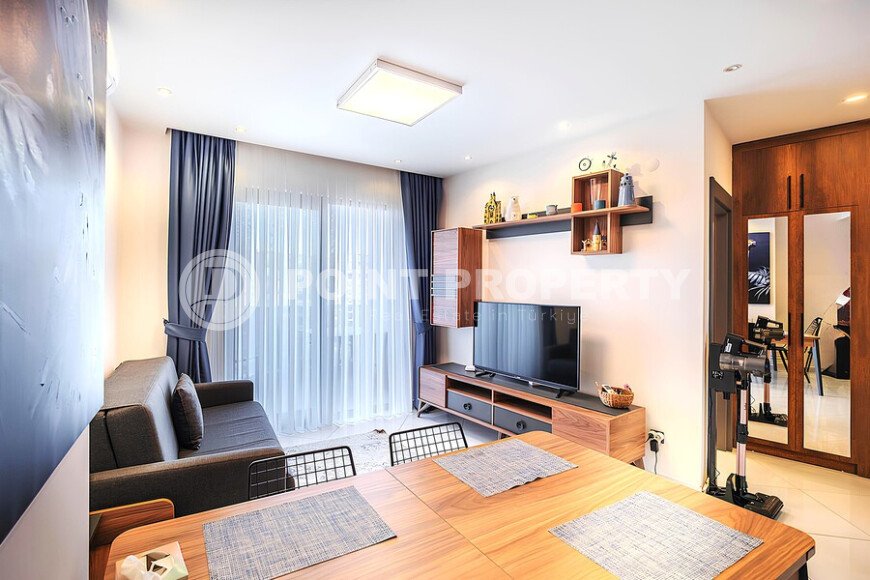Апартаменты 1+1 50 м² в районе Махмутлар с видом на море и ВНЖ-id-10988-фото-3