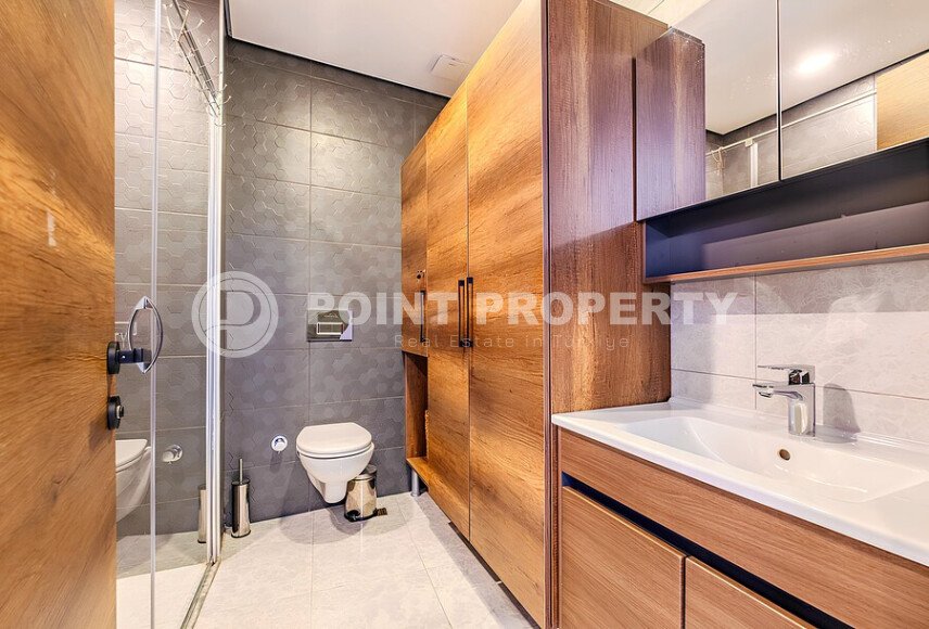 Апартаменты 1+1 50 м² в районе Махмутлар с видом на море и ВНЖ-id-10988-фото-8