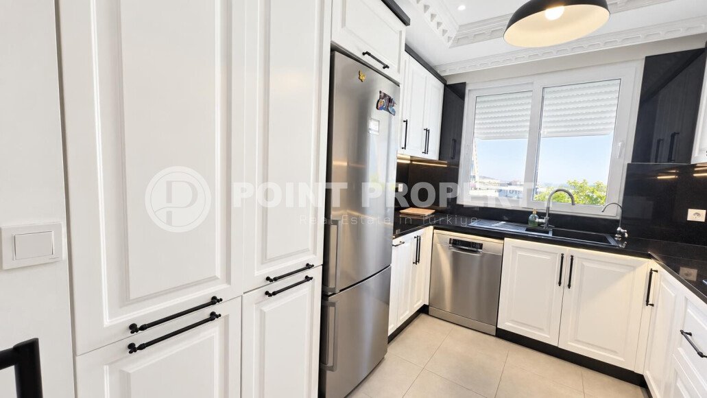 Апартаменты 3+1, 170 м² в районе Джумхуриет, Аланья, с отдельной кухней и гражданством-id-10989-фото-5