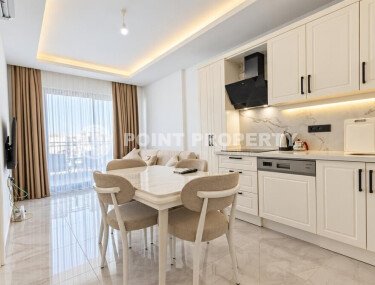 1+1 apartment, 55 m² in the center of Alanya with a sea view, residence permit-id-10995-photo-1