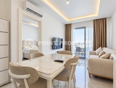 1+1 apartment, 55 m² in the center of Alanya with a sea view, residence permit-id-10995-photo-5