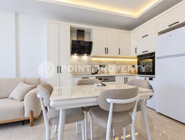 1+1 apartment, 55 m² in the center of Alanya with a sea view, residence permit-id-10995-photo-3